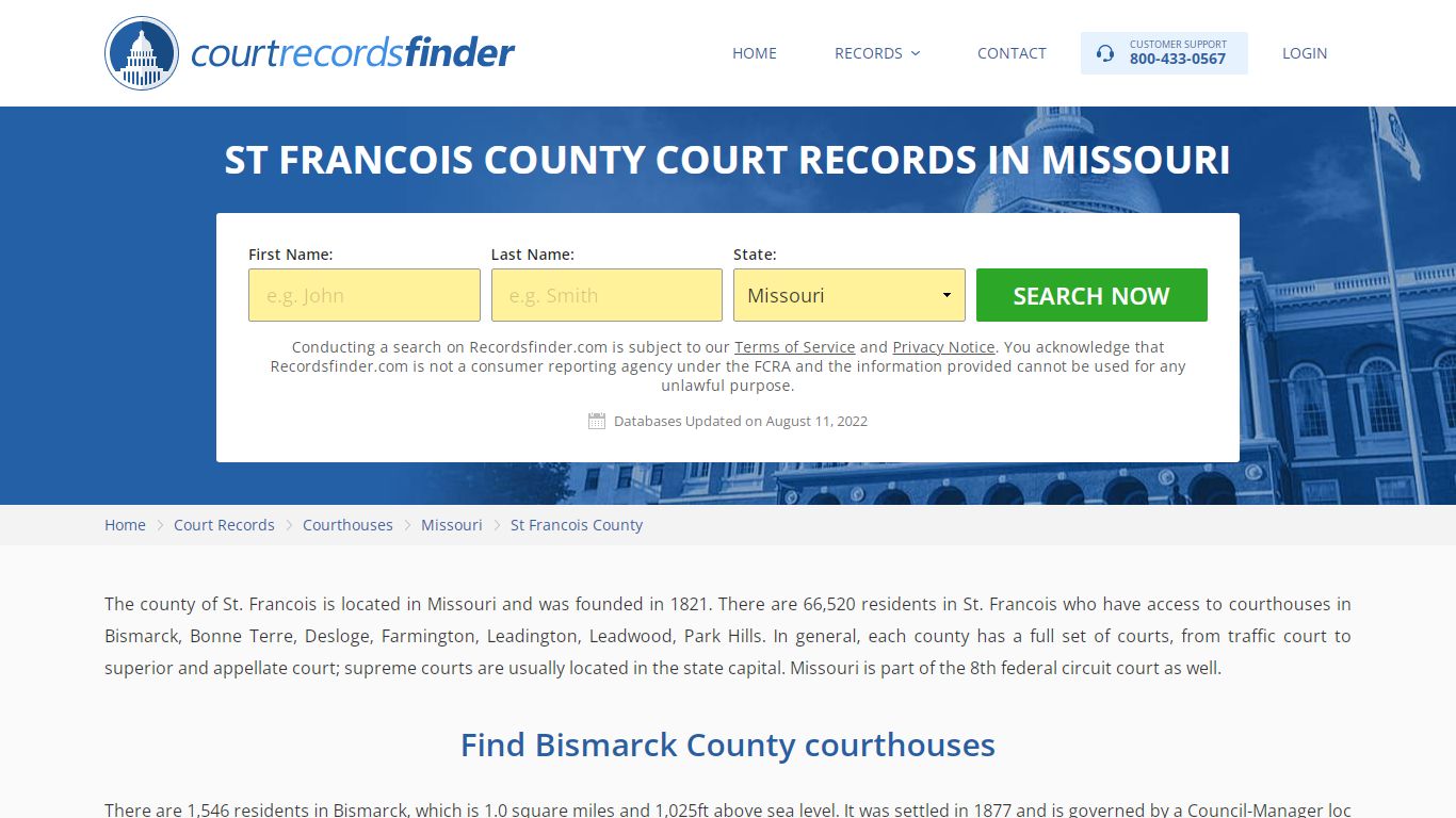 St Francois County, MO Court Records - Find St Francois ...